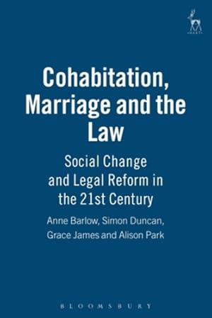 Immagine del venditore per Cohabitation, Marriage and the Law: Social Change and Legal Reform in the 21st Century (Contemporary Family Trends) [Soft Cover ] venduto da booksXpress