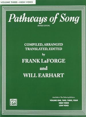Imagen del vendedor de Pathways of Song: Vol. 3, High Voice [Soft Cover ] a la venta por booksXpress