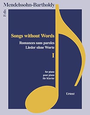 Bild des Verkufers fr Lieder ohne Worte I (Classical Sheet Music) [Soft Cover ] zum Verkauf von booksXpress