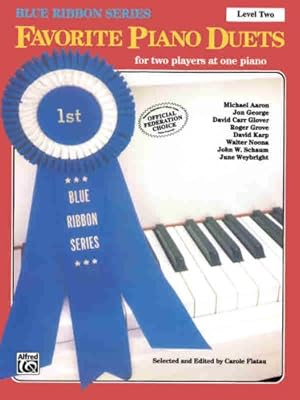 Seller image for Blue Ribbon Favorite Piano Duets, Vol 1: Level 2 (The Blue Ribbon Series) [Paperback ] for sale by booksXpress