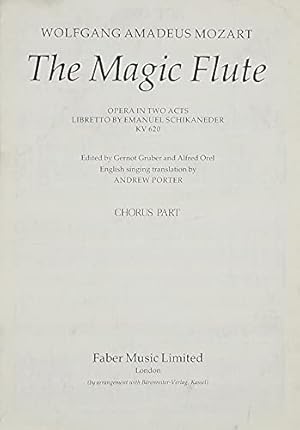 Immagine del venditore per The Magic Flute: Chorus Parts (Faber Edition) [Paperback ] venduto da booksXpress