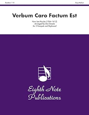 Seller image for Verbum Caro Factum Est: Score & Parts (Eighth Note Publications) Paperback for sale by booksXpress