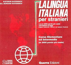 Seller image for La Lingua Italiana Per Stranieri: Corso Elementare Ed Intermedio - CD Audio (2) (Italian Edition) for sale by Von Kickblanc