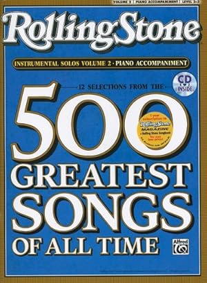 Seller image for Selections from Rolling Stone Magazine's 500 Greatest Songs of All Time (Instrumental Solos), Vol 2: Piano Acc., Book & CD [Soft Cover ] for sale by booksXpress