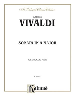 Immagine del venditore per Sonata in A Major (Kalmus Edition) [Paperback ] venduto da booksXpress