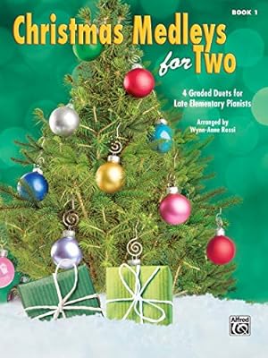 Seller image for Christmas Medleys for Two, Bk 1: 4 Graded Duets for Late Elementary Pianists [Soft Cover ] for sale by booksXpress