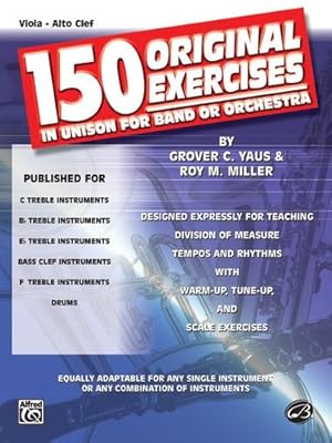 Immagine del venditore per 150 Original Exercises in Unison for Band or Orchestra: Viola [Soft Cover ] venduto da booksXpress