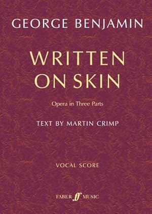 Immagine del venditore per Written On Skin : Opera In Three Parts [Soft Cover ] venduto da booksXpress