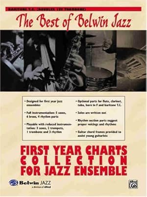 Imagen del vendedor de First Year Charts Collection for Jazz Ensemble: Baritone T.C. (Doubles 1st Trombone Part) [Soft Cover ] a la venta por booksXpress