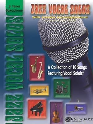 Imagen del vendedor de Jazz Vocal Solos with Combo Accompaniment: B-flat Tenor Saxophone [Soft Cover ] a la venta por booksXpress