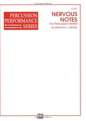Immagine del venditore per Nervous Notes: For Percussion Sextet (Percussion Performance Series) [Soft Cover ] venduto da booksXpress