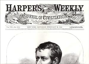 Seller image for Harper's Weekly February 28, 1863 Misc. Supplies for sale by booksXpress