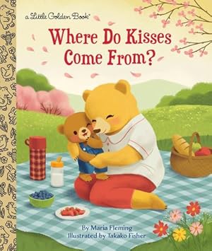 Image du vendeur pour Where Do Kisses Come From? (Little Golden Book) by Fleming, Maria [Hardcover ] mis en vente par booksXpress