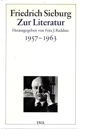 Seller image for Zur Literatur 1957- 1963. for sale by nika-books, art & crafts GbR