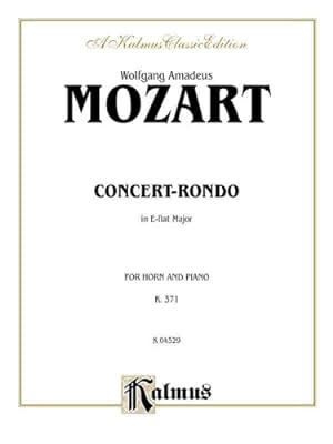 Seller image for Concert-Rondo in E-Flat Major, K. 371 [Paperback ] for sale by booksXpress