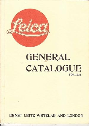 Immagine del venditore per Leica General Catalogue for 1933 venduto da Mr Pickwick's Fine Old Books