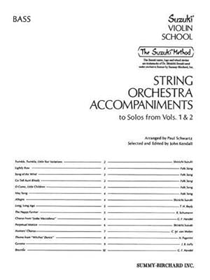 Seller image for String Orchestra Accompaniments to Solos from Volumes 1 & 2: Bass [Soft Cover ] for sale by booksXpress