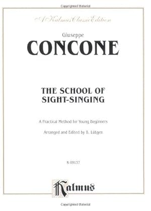 Seller image for The School of Sight-Singing: Practical Method for Young Beginners (Lutgen) (Kalmus Edition) [Soft Cover ] for sale by booksXpress