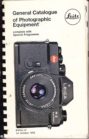 Leitz General Catalogue of Photographic Equipment Complete with Special Programme