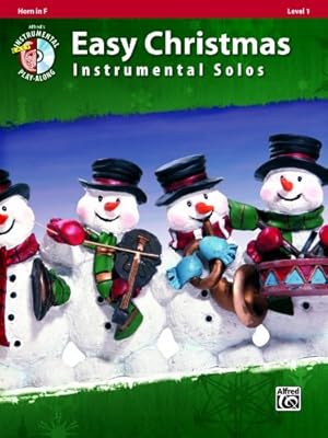 Imagen del vendedor de Easy Christmas Instrumental Solos, Level 1: Horn in F, Book & CD (Easy Instrumental Solos Series) [Paperback ] a la venta por booksXpress