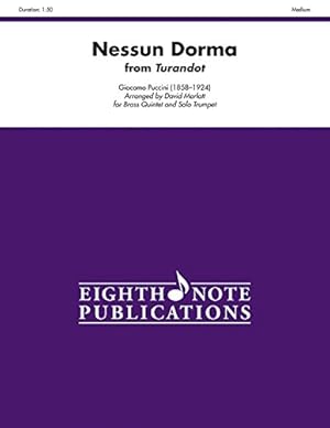 Seller image for Nessun Dorma (from Turandot): Score & Parts (Eighth Note Publications) [Paperback ] for sale by booksXpress