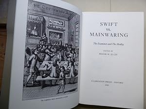 Bild des Verkufers fr Swift vs. Mainwaring. The Examiner and the Medley. Edited by Frank H. Ellis. zum Verkauf von Antiquariat Heinzelmnnchen