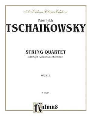 Immagine del venditore per String Quartet in D Major With Andante Cantabile Opus 11 (Kalmus Edition) [Soft Cover ] venduto da booksXpress