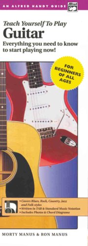 Bild des Verkufers fr Alfred's Teach Yourself to Play Guitar: Everything You Need to Know to Start Playing Now!, Handy Guide & CD (Teach Yourself Series) by Manus, Morty, Manus, Ron [Plastic Comb ] zum Verkauf von booksXpress