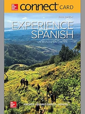 Imagen del vendedor de Connect Access Card for Experience Spanish (720 days) by Amores, Mar ­a, Wendel, Anne, Suarez-Garcia, Jose Luis [Unknown Binding ] a la venta por booksXpress