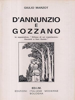 Bild des Verkufers fr D'Annunzio e Gozzano zum Verkauf von Librodifaccia