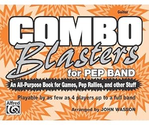 Bild des Verkufers fr Combo Blasters for Pep Band (An All-Purpose Book for Games, Pep Rallies and Other Stuff): Guitar [Soft Cover ] zum Verkauf von booksXpress