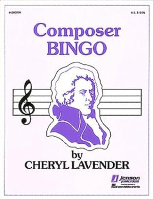 Seller image for Composer Bingo by Hal Leonard Corporation, Cheryl Lavender [Paperback ] for sale by booksXpress