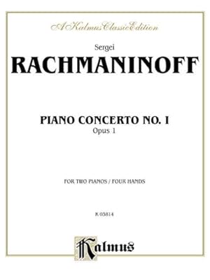 Image du vendeur pour Piano Concerto No. 1 in F-sharp Minor, Op. 1 (Kalmus Edition) [Paperback ] mis en vente par booksXpress