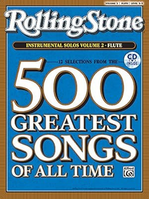 Seller image for Selections from Rolling Stone Magazine's 500 Greatest Songs of All Time (Instrumental Solos), Vol 2: Flute, Book & CD [Soft Cover ] for sale by booksXpress