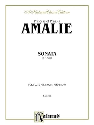 Immagine del venditore per Sonata for Flute in F Major: Part(s) (Kalmus Edition) [Paperback ] venduto da booksXpress