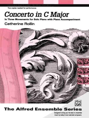 Seller image for Concerto in C Major: In Three Movements for Solo Piano with Piano Accompaniment, Sheet (The Alfred Ensemble Series) [Soft Cover ] for sale by booksXpress