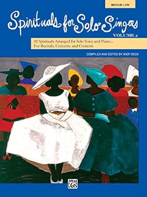 Seller image for Spirituals for Solo Singers, Vol. 2: 10 Spirituals for Solo Voice and Piano for Recitals, Concerts, and Contests (Medium Low) [Paperback ] for sale by booksXpress