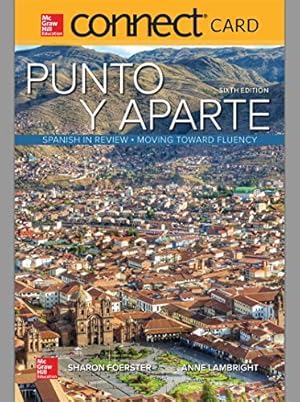 Seller image for Connect Access Card for Punto y aparte (365 days) by Foerster, Sharon W., Lambright, Anne [Unknown Binding ] for sale by booksXpress