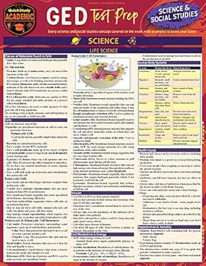 Immagine del venditore per Ged Test Prep - Science & Social Studies: A Quickstudy Reference Guide by Miskevich, Frank, Scherer, Rachel [Wall Chart ] venduto da booksXpress