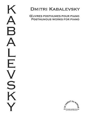 Bild des Verkufers fr Posthumous Works for Piano [Paperback ] zum Verkauf von booksXpress