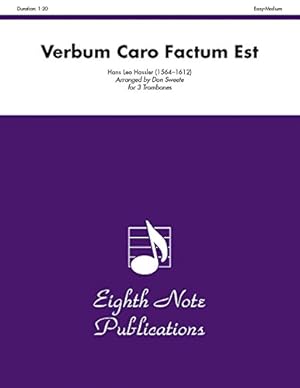 Seller image for Verbum Caro Factum Est: Score & Parts (Eighth Note Publications) Paperback for sale by booksXpress