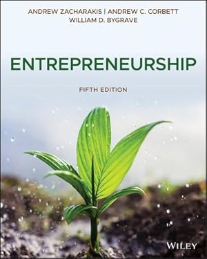 Seller image for Entrepreneurship by Andrew Zacharakis, William D. Bygrave, Andrew C. Corbett [Paperback ] for sale by booksXpress