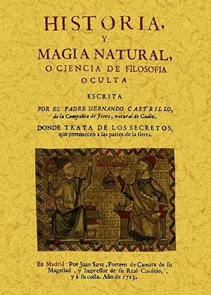 HISTORIA Y MAGIA NATURAL O CIENCIA DE LA FILOSOFIA OCULTA