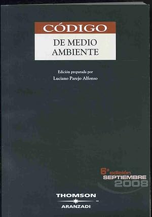 Seller image for CDIGO DE MEDIO AMBIENTE (6 EDICIN SEPTIEMBRE 2008) for sale by Librera Maxtor