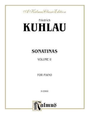 Seller image for Sonatinas, Volume II (Kalmus Edition) by Freidrich Kuhlau [Paperback ] for sale by booksXpress