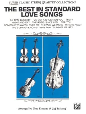 Image du vendeur pour The Best in Standard Love Songs: Full Score & Parts (Classic String Quartets) [Soft Cover ] mis en vente par booksXpress