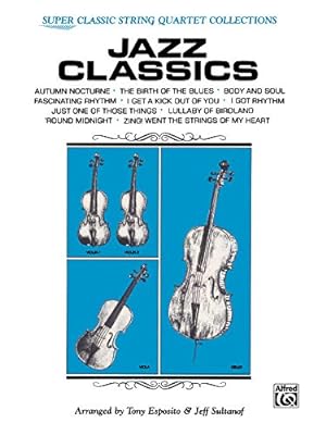 Image du vendeur pour Jazz Classics: Full Score & Parts (Classic String Quartets) [Soft Cover ] mis en vente par booksXpress
