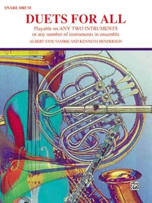 Image du vendeur pour Duets for All: Snare Drum (For All Series) by Stoutamire, Albert, Henderson, Kenneth [Paperback ] mis en vente par booksXpress