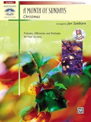 Bild des Verkufers fr A Month of Sundays: Christmas, Book & CD (Sacred Performer Collections) by Sanborn, Jan [Paperback ] zum Verkauf von booksXpress