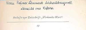 Thomas Manns Kunst der sprachlichen und thematischen Integration. Wirkendes Wort. Beiheft 13.